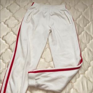 COPY - white brandy melville sweatpants